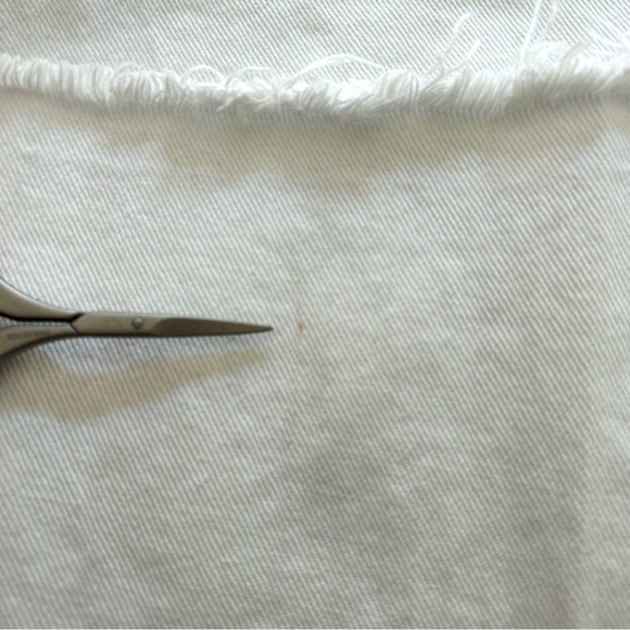 AYR Arch White Jeans Denim Pants High Waist Straight Leg Button Fly Size 25 - Picture 16 of 16